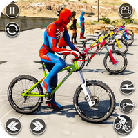 BMX Cycle Race Superhero Games