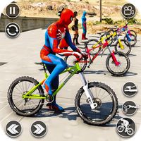 BMX Cycle Race Superhero Games