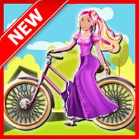 Hill Biker Climbing : Girl Gam