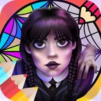 Wednesday Addams coloring book