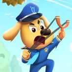 Angry Sheriff Labrador