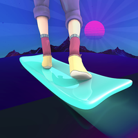 Neon Skate | Skateboard Retro