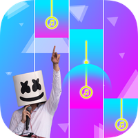 Marshmello piano game tiles