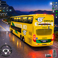Hill Bus Driving Bus Game 3D