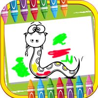 Snake Drawing Coloring pages