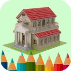 coloring dream house design