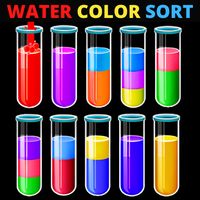لعبة المياه الملونة