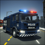 Emergency Police Fire Truck 3d