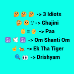 Guess Bollywood Movie By Emoji