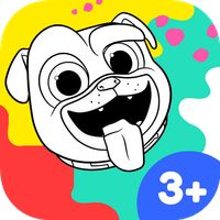 Coloring Dog Paw Puppy