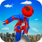 Spider Stickman Rope Hero War