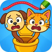 Draw To Smash : Toilet Puzzle