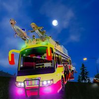 Indian Bus Uphill Bus Games 3D
