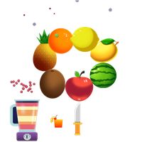 fruit cut - smash for juice
