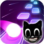Cartoon cat - Hop tiles rush