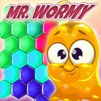 Mr. Wormy-Hexa boxes Puzzle