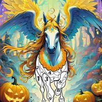 Horse Paint by Number