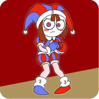 Pomni Coloring By Number Game