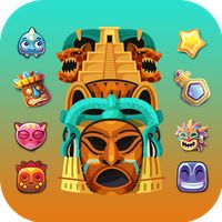 Match Three Mayan Puzzle Game