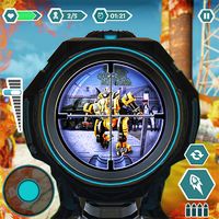 Modern sniper gun hitman comba