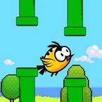 Flying Bird In Forest