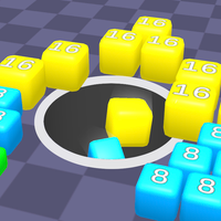 2048 Hole: Drop The Cube