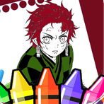 Tanjiro Demon Slayer Coloring