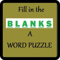 Fill in the Blanks Word Puzzle