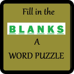 Fill in the Blanks Word Puzzle