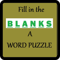 Fill in the Blanks Word Puzzle