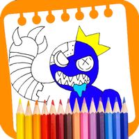 Rainbow Friends Coloring 2023