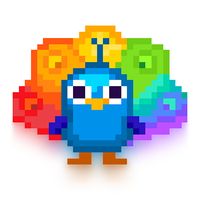 Pixel Zen - Colourful Art by N