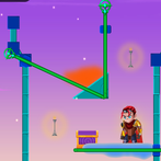 Rescue Warrior Pin Puzzle Game