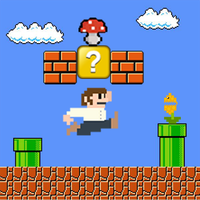 Super Pixel World arcade game