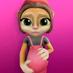 Pregnant Talking Cat Emma