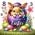 Easter Color by Number Games