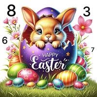 Easter Color by Number Games