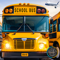 School Bus Coach Driving Games