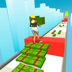 Money Run Stack Stairs Games