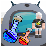 Prof parkour on laboratory