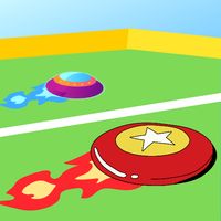 Disc Throw-Air Hockey Goal 3D