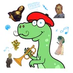 Dinoclassic: art game for kids