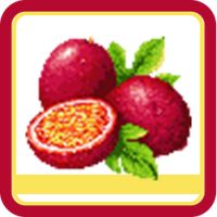 Passion Fruit Pixel Art