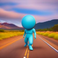 Running man 3D: break the wall