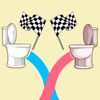 Toilet Race: Funny Draw Puzzle