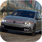 Golf GTI Car:Taxi Driver&Park