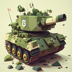 Voxel Tank Hero - Battle Games