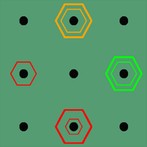 Hexagon Megic Colorful Puzzle