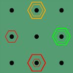 Hexagon Megic Colorful Puzzle