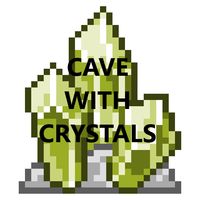 Cave with crystals